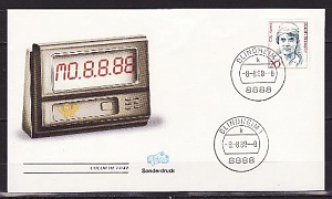 ФРГ, 1988, Известные женщины, Гашение 8.8.88, конверт